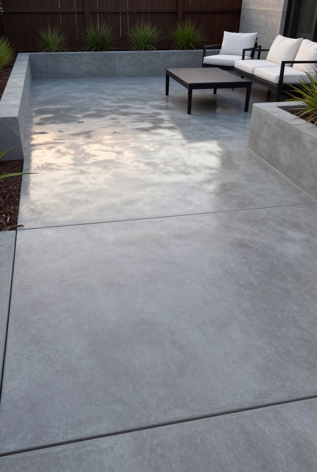 14 Stunning Cement Patio Ideas to Create a Sleek and Modern Outdoor Space