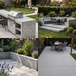 Cement patio ideas sleek modern outdoor space