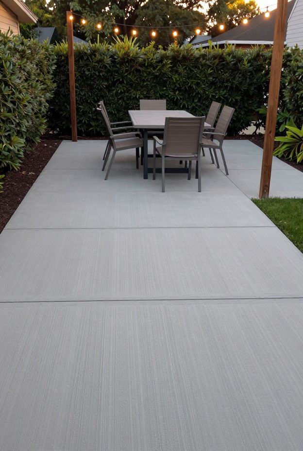 14 Stunning Cement Patio Ideas to Create a Sleek and Modern Outdoor Space