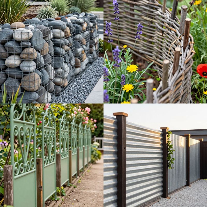 Cheap fence ideas define yard on a budget