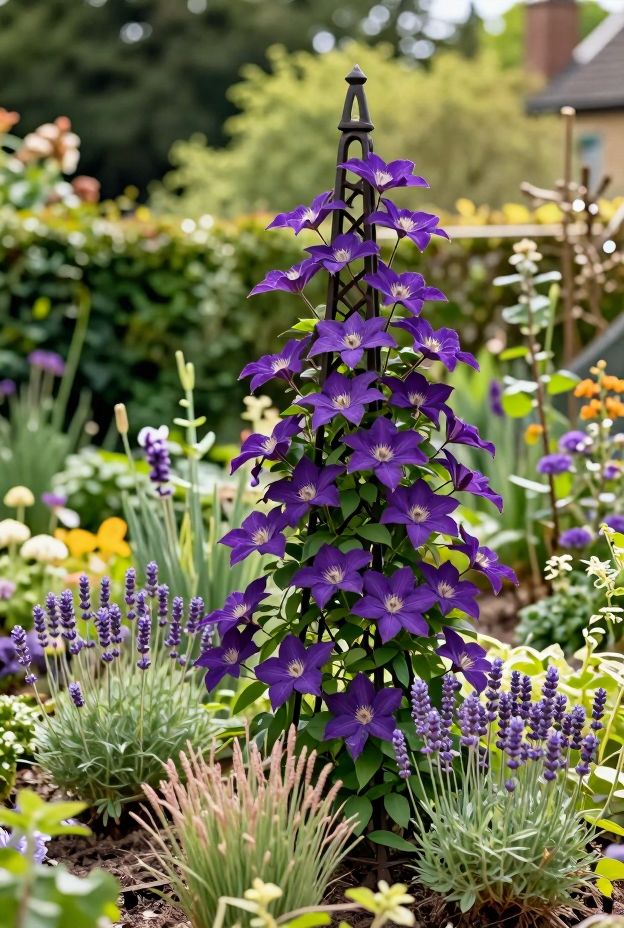 10 Stunning Clematis Trellis Ideas to Create a Vertical Garden Showpiece