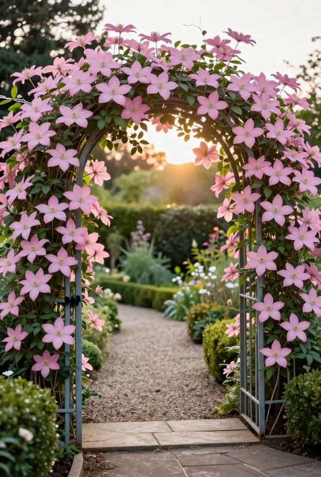 10 Stunning Clematis Trellis Ideas to Create a Vertical Garden Showpiece