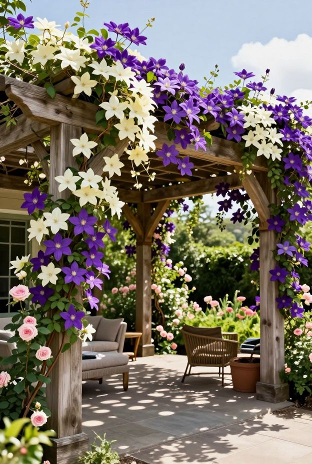 10 Stunning Clematis Trellis Ideas to Create a Vertical Garden Showpiece