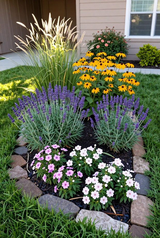 13 Stunning Front Flower Bed Ideas to Maximize Your Home’s Curb Appeal
