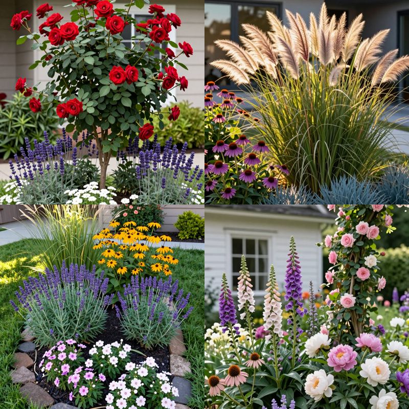 Front flower bed ideas maximize curb appeal