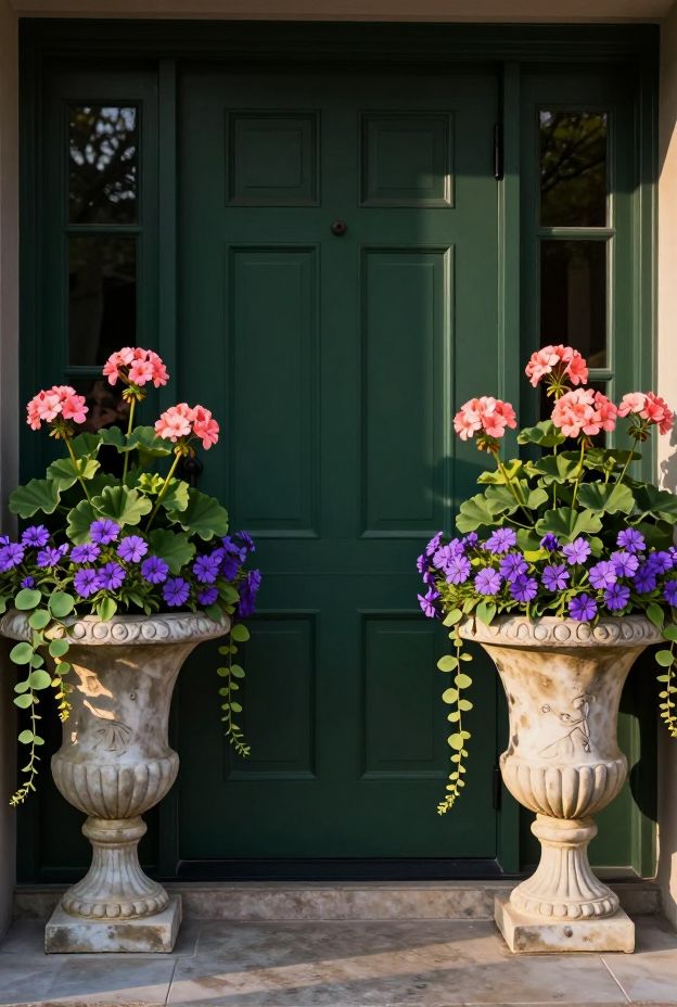 11 Gorgeous Geranium Planter Ideas to Add Long-Lasting Color Outdoors