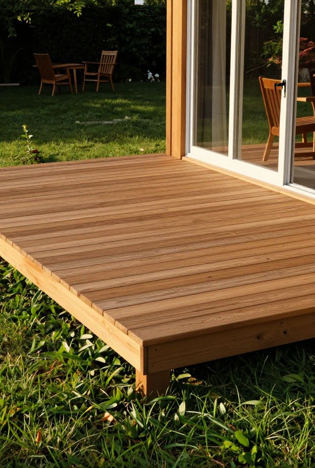 12 Gorgeous Low Deck Ideas Ground Level for Seamless Indoor-Outdoor Living