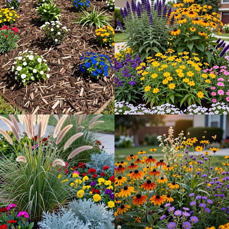 Low maintenance flower bed ideas busy homeowners