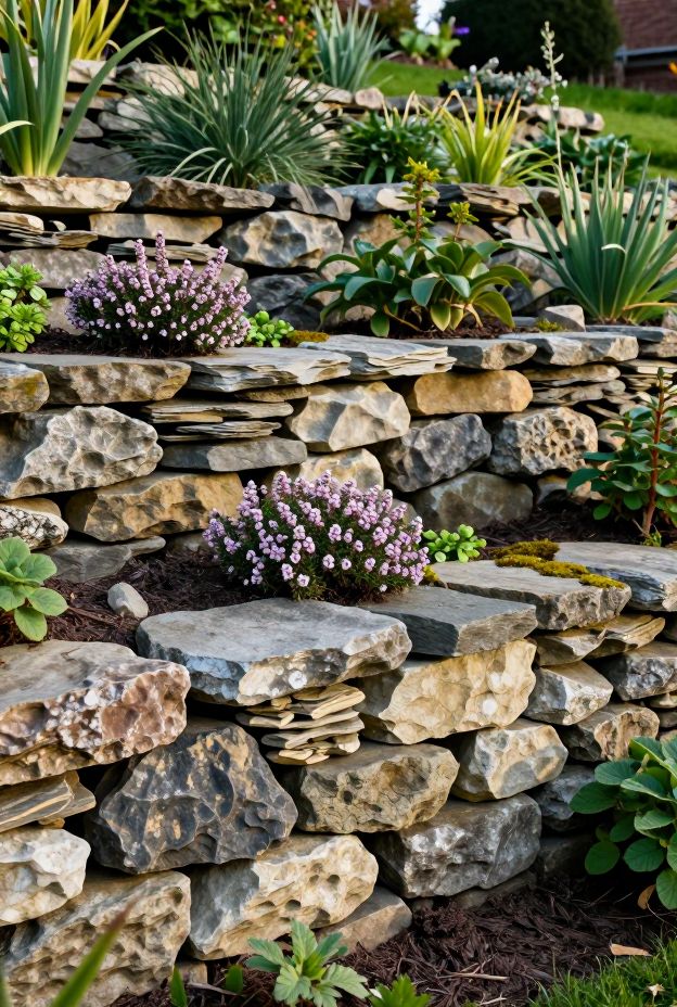 12 Charming Low Retaining Wall Ideas to Tame Sloped Garden Beds