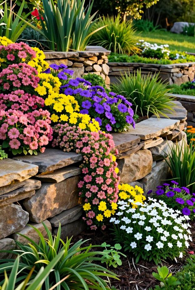 12 Charming Low Retaining Wall Ideas to Tame Sloped Garden Beds