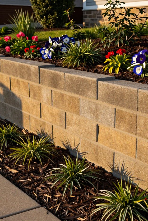 12 Charming Low Retaining Wall Ideas to Tame Sloped Garden Beds