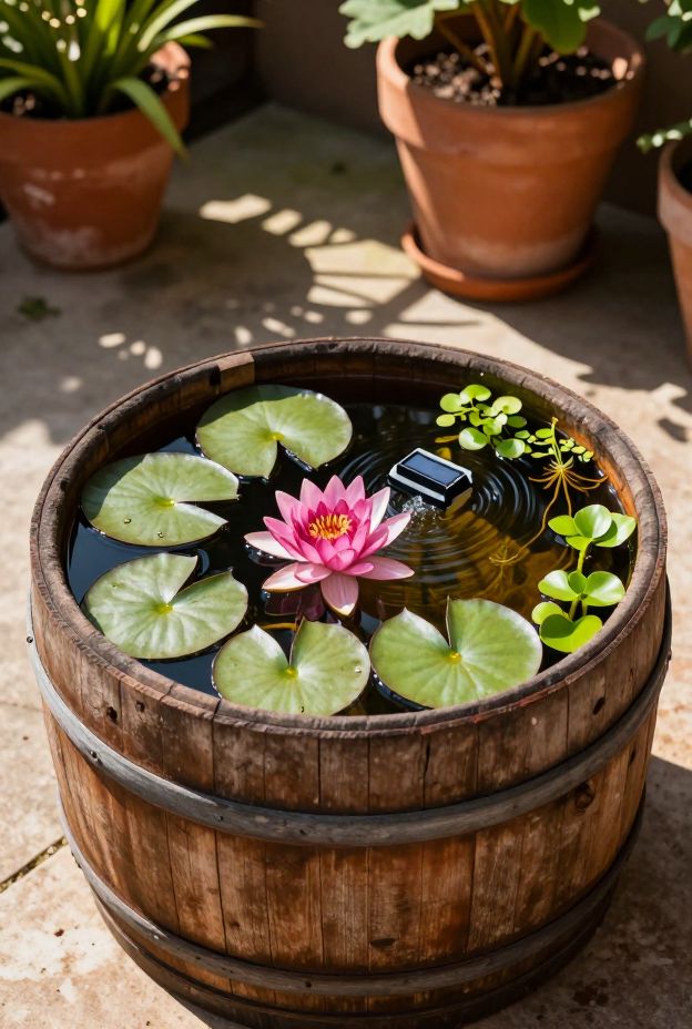 11 Charming Mini Pond Ideas to Bring Tranquil Water Features to Small Yards