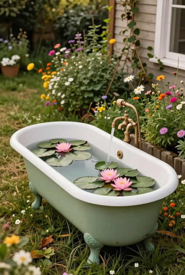 11 Charming Mini Pond Ideas to Bring Tranquil Water Features to Small Yards