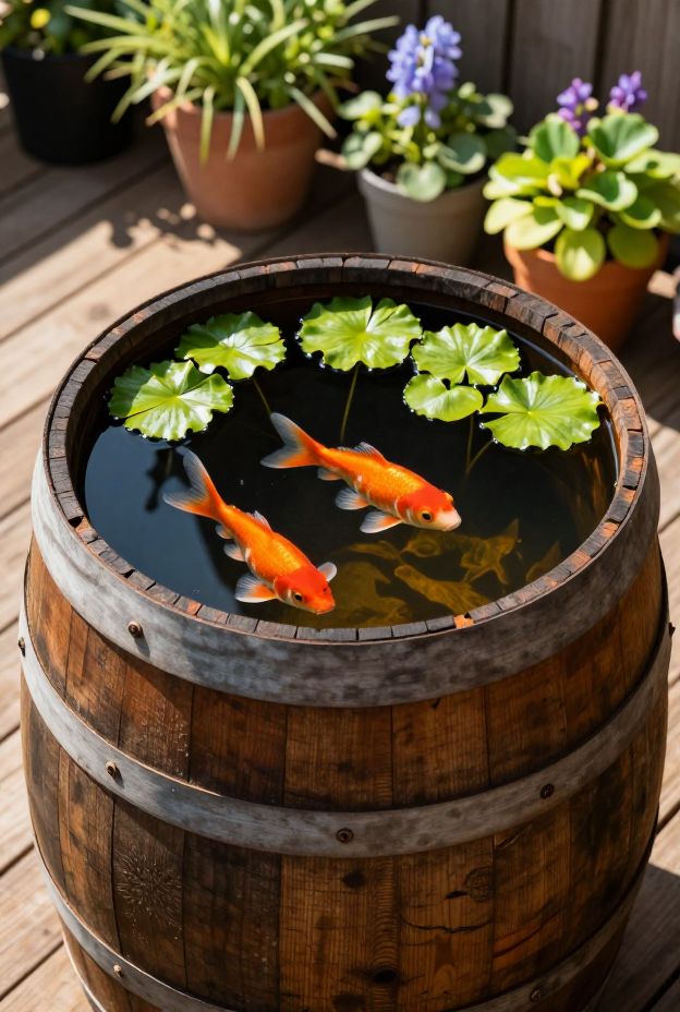 11 Charming Mini Pond Ideas to Bring Tranquil Water Features to Small Yards