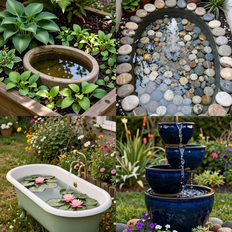 Mini pond ideas tranquil water features small yards